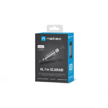Lector de tarjetas SCARAB 3 USB A/C SD/MICRO USB 3.