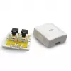 Caja de montaje para accesorios de cable CAT6 UTP/2P NCAC-2U6-01 Gembird
