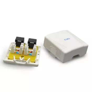 Caja de montaje para accesorios de cable CAT6 UTP/2P NCAC-2U6-01 Gembird