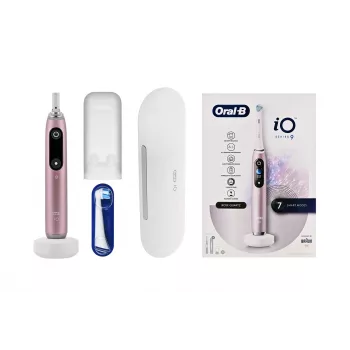 Oral-B iO9 Series 9 Cepillo de dientes eléctrico, rosé cuarzo
