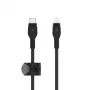 Belkin BOOST CHARGE - cable Lightning - USB-C de 24 pines macho a Lightning macho - 1 m - negro - para Apple iPad/iPhone/iPod (Lightning)