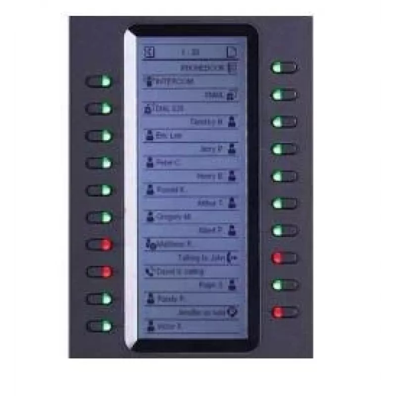 Grandstream Networks GXP2200EXT Módulo de extensión IP Negro 20 teclas
