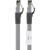 Goobay cable de red CAT 8.1, S/FTP (PiMF), gris, 3 m - LSZH libre de halógenos, cobre AWG 24 (55138)