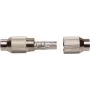 Conector coaxial Renkforce 0410320 conector metálico para antena-TV-red