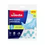 Paño de limpieza VILEDA Pro Clean 179370 — paño universal con tratamiento enzimático, uso en húmedo, pack de 4