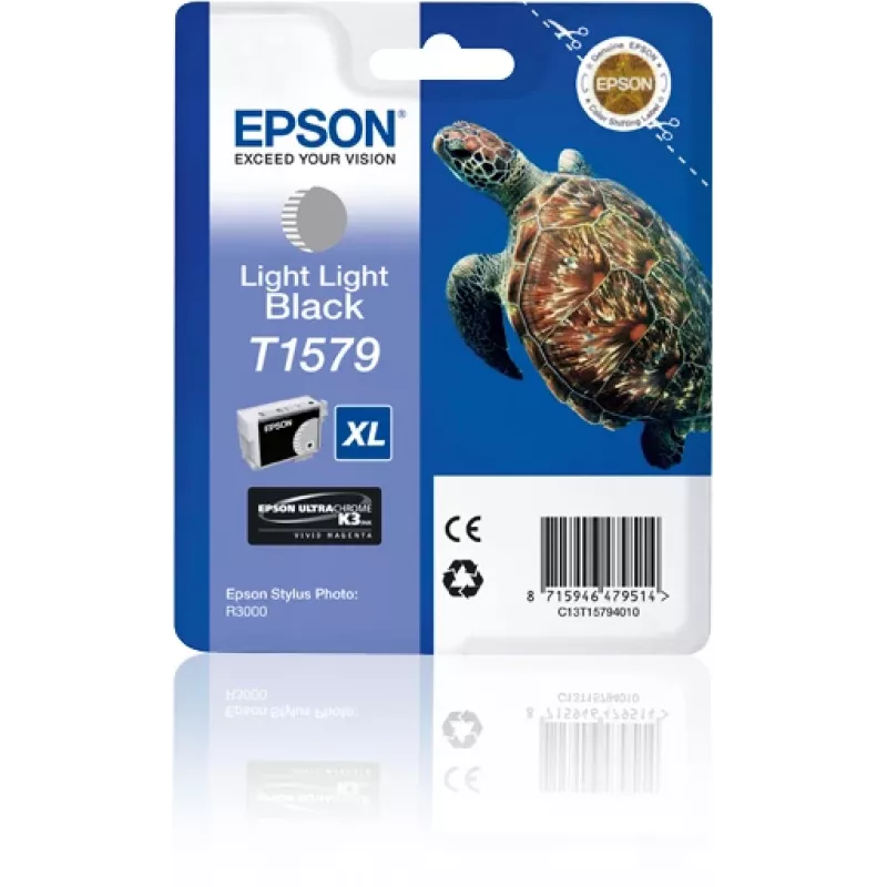 Cartucho Epson T1579 negro claro C13T15794010