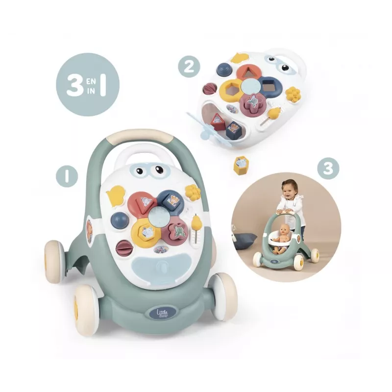 Smoby Dickie Little 3 en 1 Trotty Walker 12 meses+