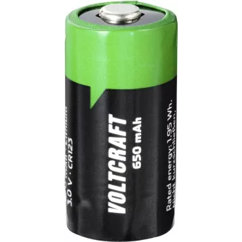 Pila especial VOLTCRAFT CR 123 litio 3 V 650 mAh (VC-12713995)