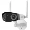 Reolink Duo Series W730 - Cámara Wi-Fi exterior 4K, doble objetivo, visión panorámica de 180°, detección de personas/vehículos/animales