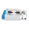 Caja de carril DIN de fibra óptica DIGITUS DN-963890, OS2, adaptador SC con pigtail de 2 m, acero, azul/gris