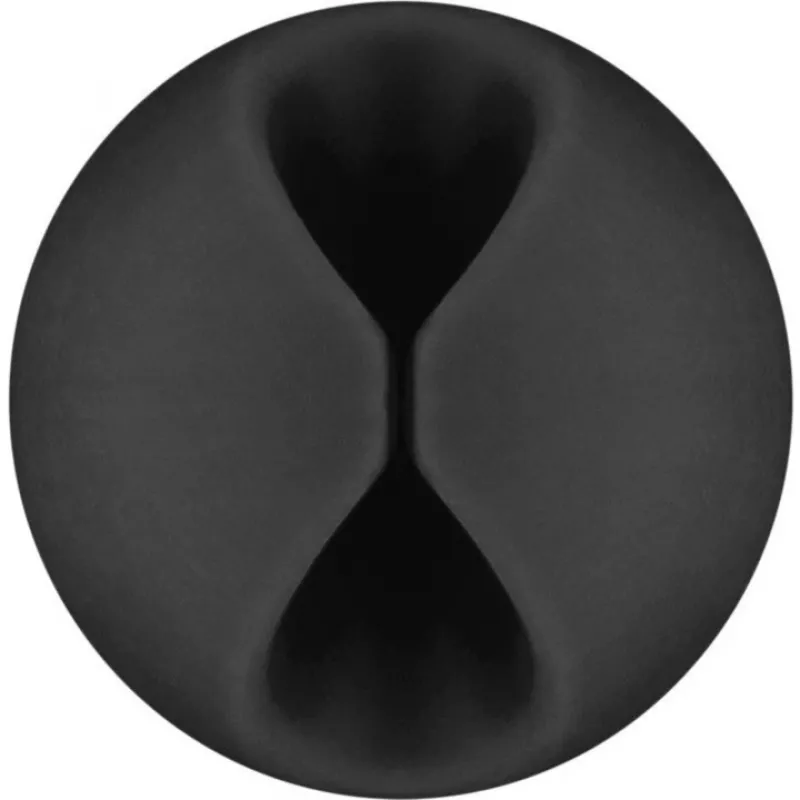 Clip para cables Goobay 70683 Escritorio Pared Negro 5 piezas