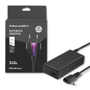 Qoltec 51506.45W fuente de alimentación para ASUS | 45W | 19V | 2,37A | 4,0*1,35 | +cable de alimentación