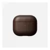 Funda de cuero para AirPods Nomad V3 Rustic Brown — cubierta protectora de cuero para el estuche de carga de los AirPods