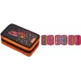 Estuche Herlitz 50038794 blando Poliéster Negro Naranja 190x115x70mm