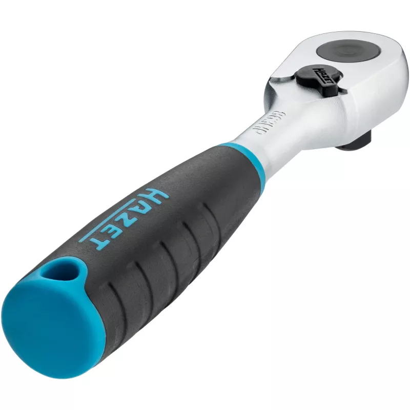 HiPer Carraca reversible de dentado fino 863HP, 1/4 (negro/azul, ángulo de giro 4°, retención de bola)