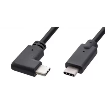 Microconnect USB3.1CC1RA Cable USB USB 3.2 Gen 2 (3.1 Gen 2) 1 m USB-C Negro