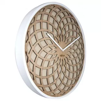 Reloj NeXtime 3149be Sun Large, Ø50 cm, pared, beige