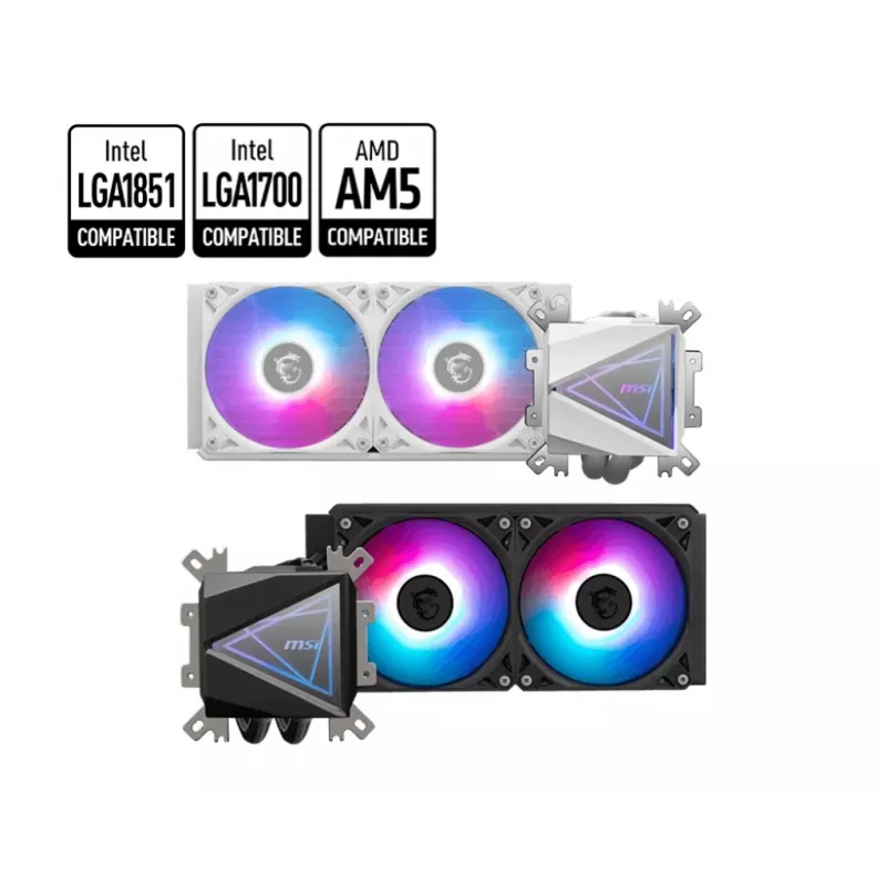 MSI MAG Coreliquid I240 Refrigeración líquida para procesador 12 cm Blanco 1 unidad