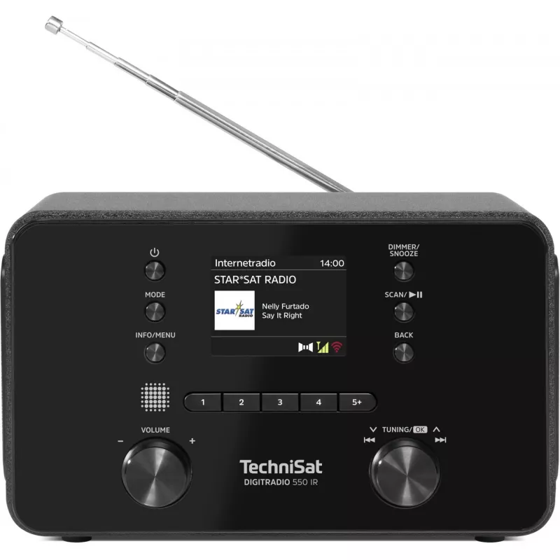 Radio personal TechniSat DigitRadio 550 IR Digital DAB+ FM 100W