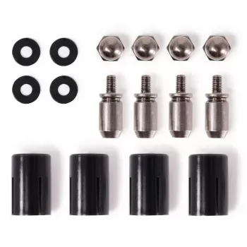 Kit de montaje Alphacool 15724 Negro Acero inoxidable 17 mm de altura