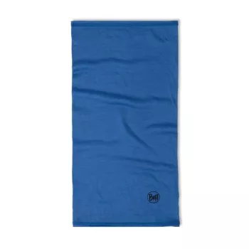Buff Merino Lightweight Jr Solid braga de cuello de lana merino para niños, azul