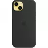 Apple Funda de silicona con MagSafe para iPhone 14 Plus – Midnight