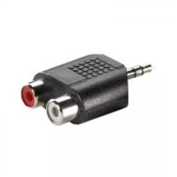 Adaptador 3,5 mm VALUE 3,5 mm macho a 2x RCA hembra