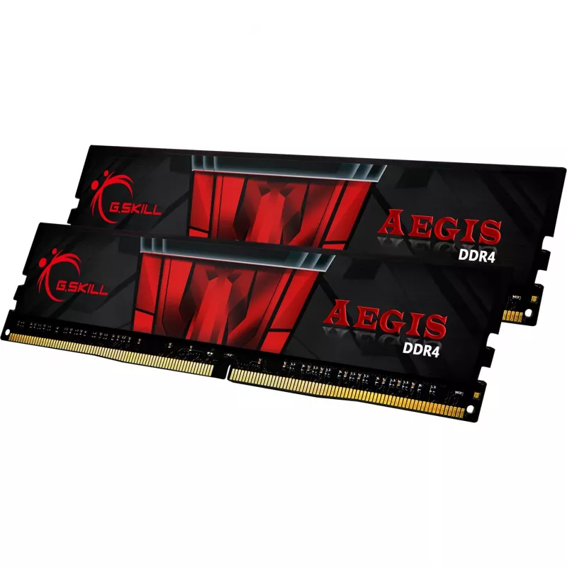 Memoria RAM de sobremesa DIMM G.SKILL DDR4 16GB (2x8GB) 2666MHz PC21300, 288 pines, CL19, XMP 2.0, sin búfer, disipador