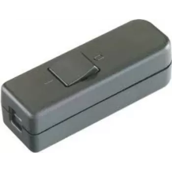 BACHMANN Interruptor intermedio de cable 924.047 Serie 8006 Interruptor de apagado 1 polo negro/negro 924.047 (924.047)
