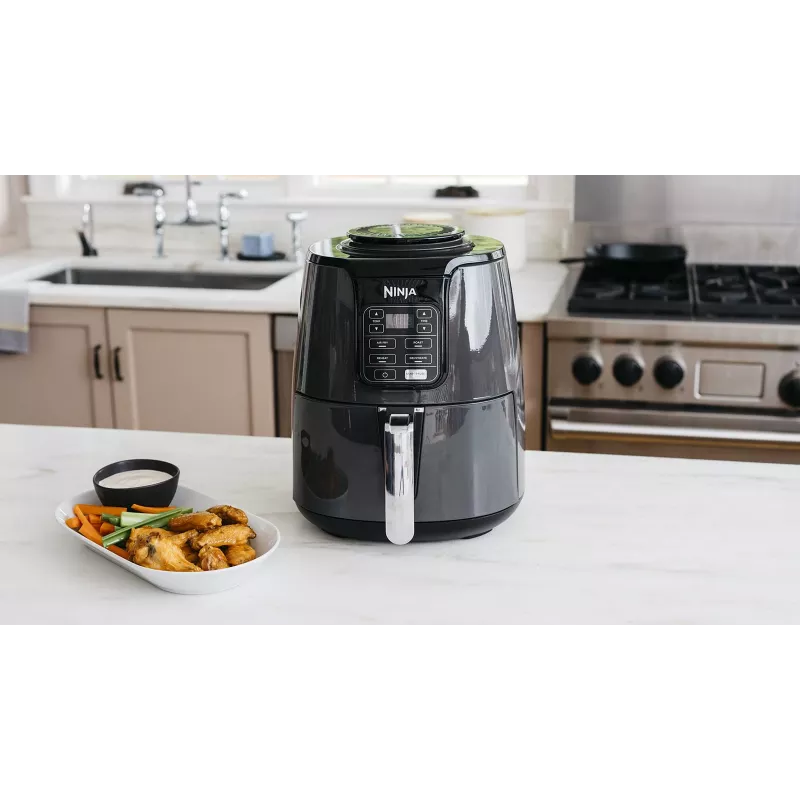 Ninja AF100 individual 3,8 L independiente 1550 W freidora de aire caliente negra