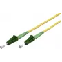 Goobay 59627 Cable de fibra óptica 0,5 m LC/APC FTTH OS2 amarillo (59627)