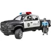 Vehículo de juguete Polizei-Pickup BRUDER RAM 2500 Police 02505 – modelo a escala, vehículo de juguete