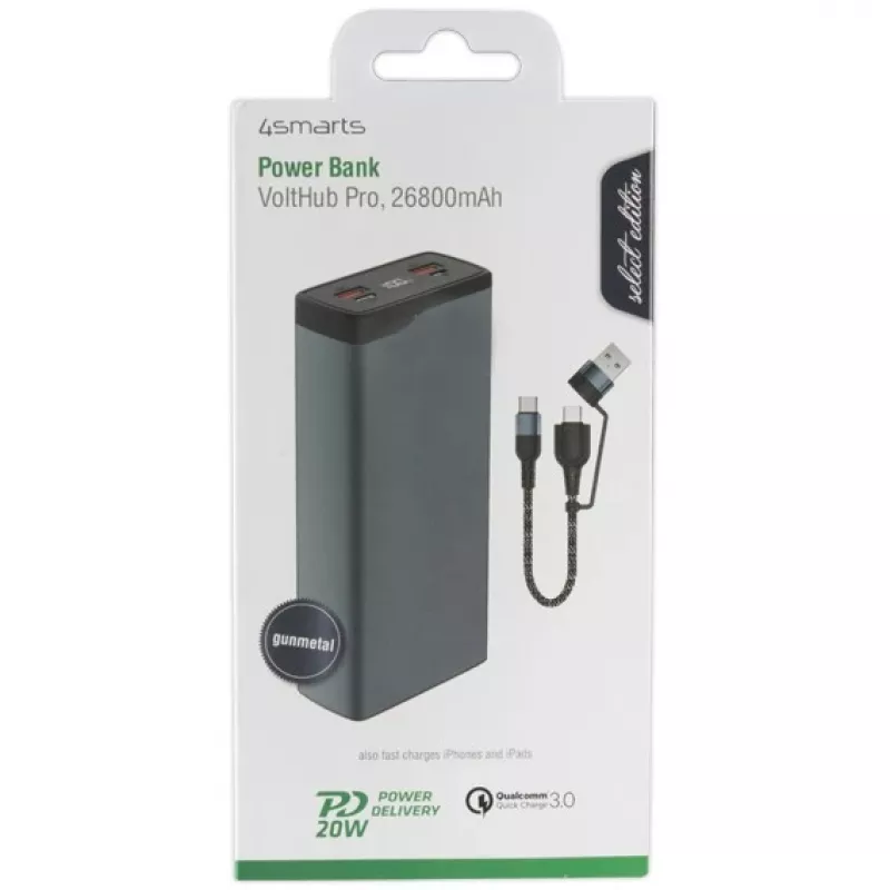 Batería portátil 4smarts VoltHub Pro 26800 mAh