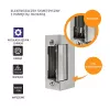 Cerradura electromagnética QOLTEC 52459 12V simétrica con memoria y bloqueo