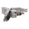 Conector de cable DeLOCK 86476 RJ-45 gris