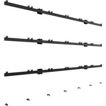 Soporte de pared B-TECH BTXPS27-W6X6/B para videowall dvLED universal 6x6 de 27