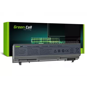 Batería para portátil Green Cell DE09 para DELL Latitude E6400 E6410 E6500, Li-Ion 4400 mAh, 11,1 V, 6 celdas, plateado