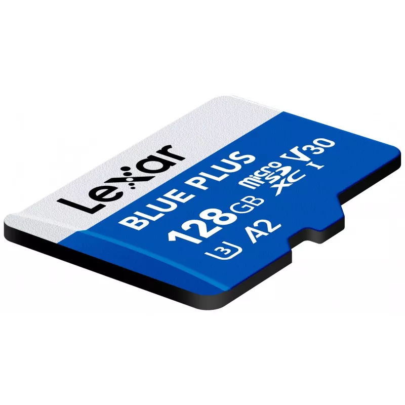 Tarjeta de memoria MicroSDXC Lexar BLUE PLUS 128 GB UHS‑I U3 V30 170 MB/s