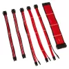 Kolink Core Adept COREADEPT-EK-RED kit de extensión de cables trenzados, 6 cables, rojo