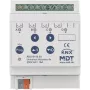 MDT technologies Actuador universal 4 canales 4TE REG, 16A, 230VAC, 100µF Batería-0416.03 (Batería-0416.03)