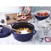 Cocotte redonda de hierro fundido Staub 24 cm Azul oscuro