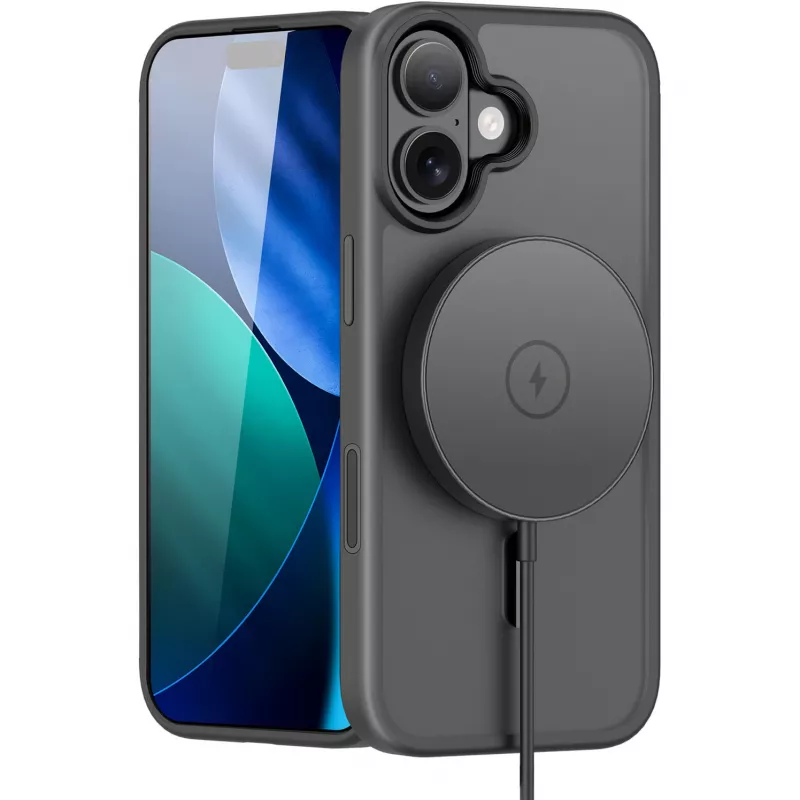 nevox StyleShell Invisio - iPhone 17 6.3 compatible con MagSafe negro (2542)