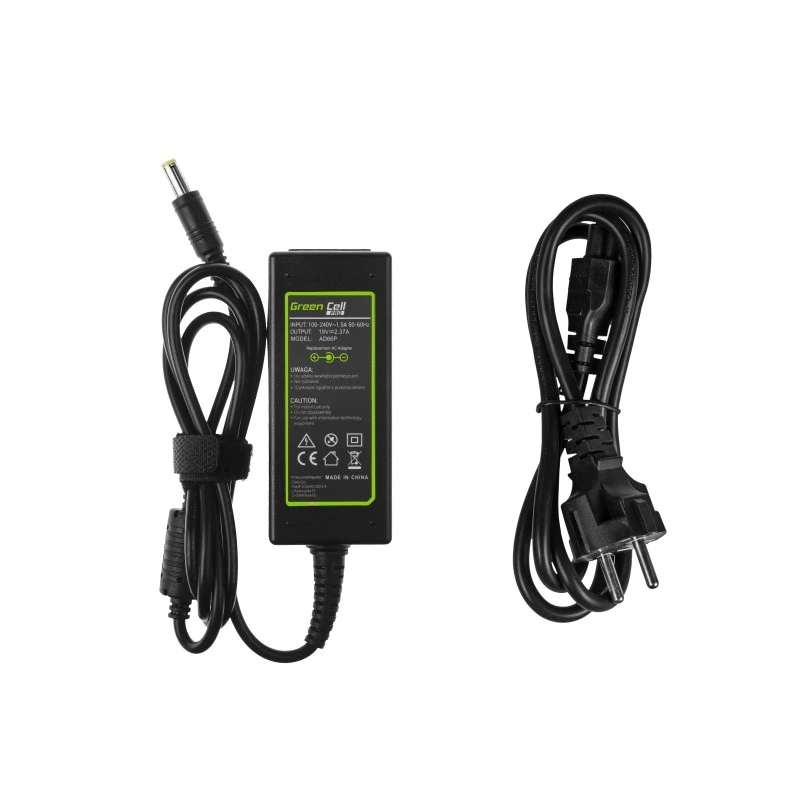 Green Cell Pro Cargador para Acer Aspire E5-511 E5-521 E5-573 E5-573g Es1-131 Es1-512 Es1-531 V5-171 19V 2,37A 45W