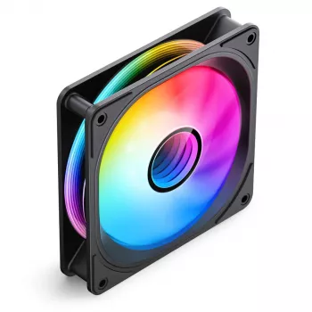 Ventilador para carcasa ARGB de 120mm Jonsbo FR-606 negro, conexión 5V 3-Pin, modelo FR-606B