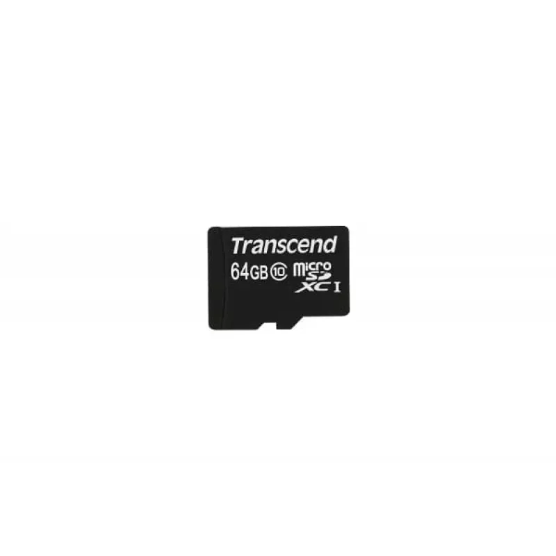 Memoria flash Transcend 64GB MicroSDXC Class 10 con adaptador