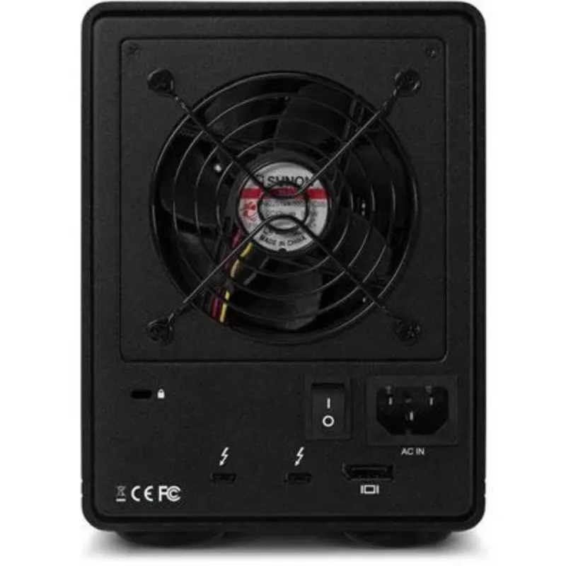 ThunderBay 4 (negro, caja externa para discos Thunderbolt 3 de 4 bahías)