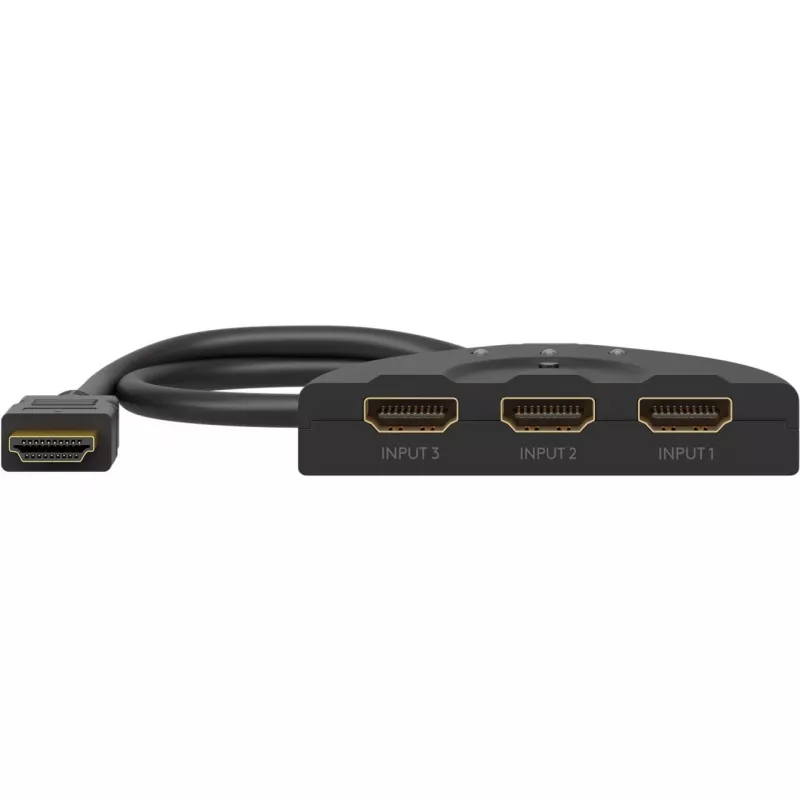 Goobay 58487 conmutador HDMI 3 a 1 (4K @ 30 Hz)