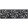 Ventilador de Caja Jonsbo ZA-420BR PWM Reverse ARGB — 3×140 mm, Negro