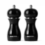Molinillos de sal y pimienta Salter 7613 BKXRA – molinillos eléctricos de especias, negro brillante