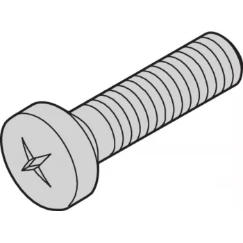 SCHROFF TORNILLO PLANO M3X6 SN11 100 unidades (21102024)